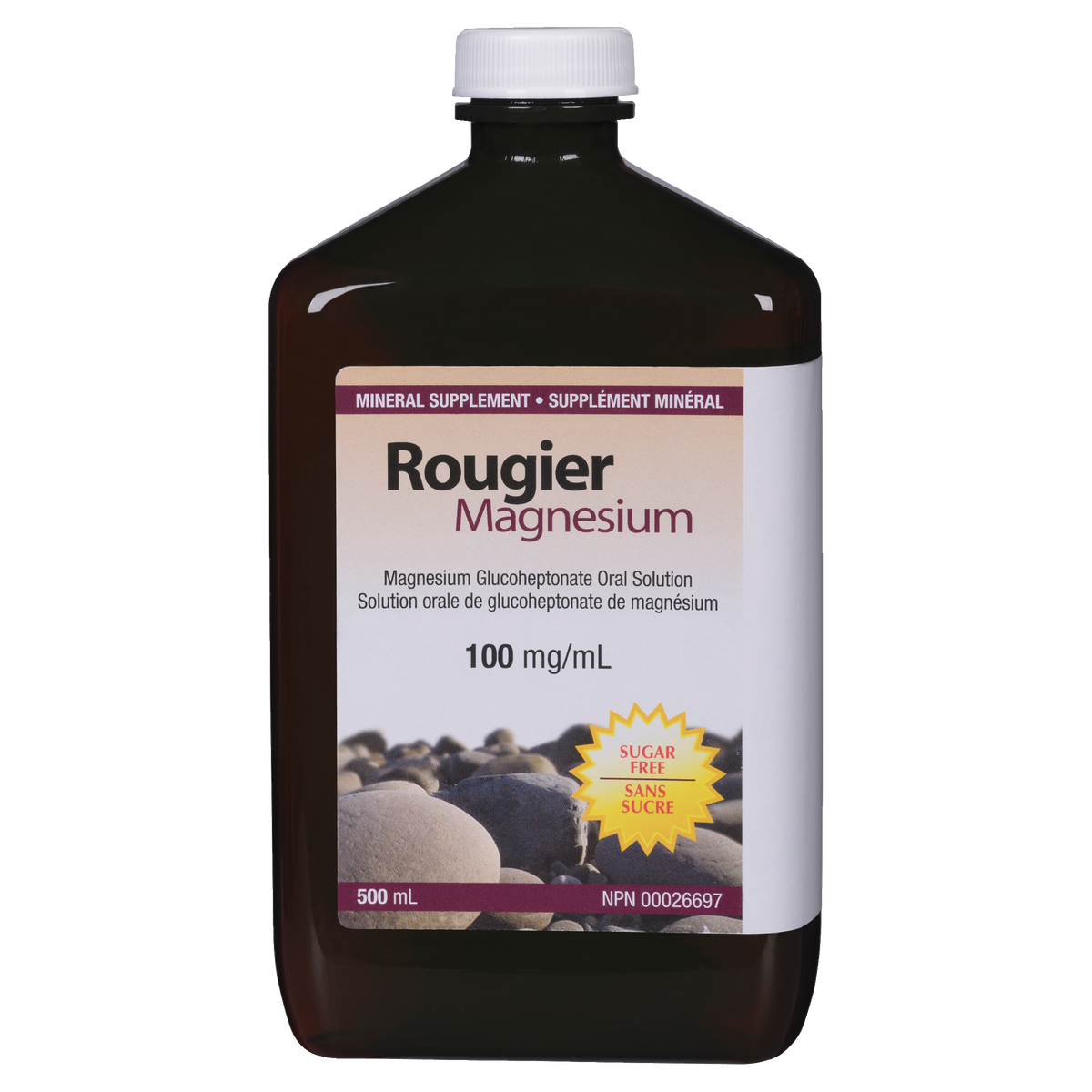 Rougier Magnesium 100 mg/ml Mineral Supplement Sugar Free 500 ml