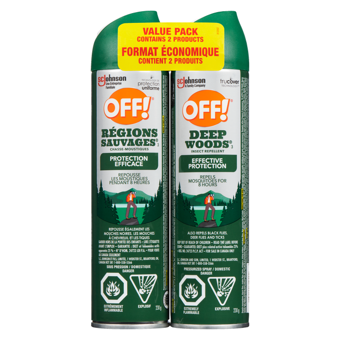 OFF! Deep Woods Insect Repellent 3 Value Pack 2 x 230 g