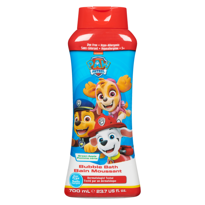 Funcare Paw Patrol Nickelodeon Bubble Bath Green Apple 3+ 700 ml