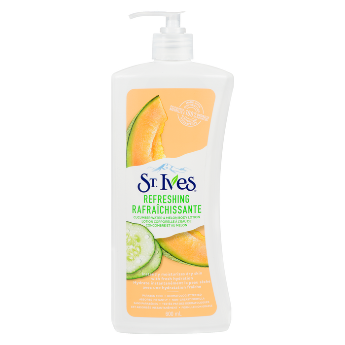 Lotion pour le corps St. Ives Concombre Eau &amp; Melon 600 ml