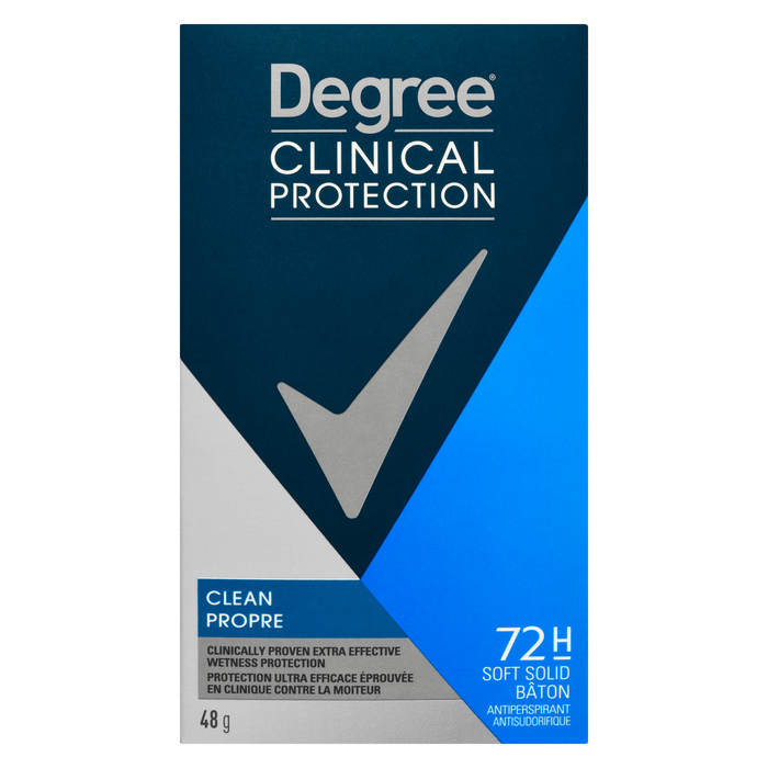 Degree Clinical Protection Antiperspirant Clean 48 g