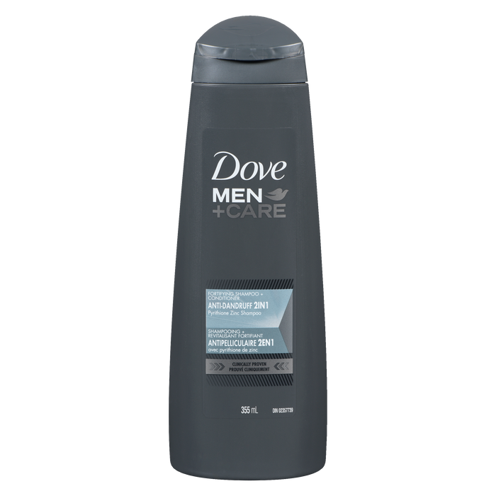 Dove Men+Care Shampooing + Après-Shampoing Fortifiant Antipelliculaire 2 en 1 355 ml