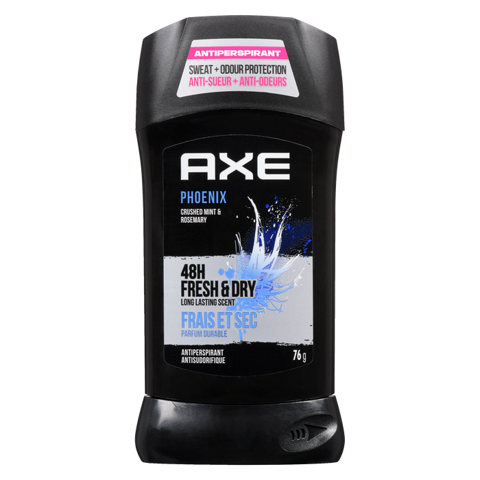 Axe Antisudorifique Phoenix Menthe Concassée &amp; Romarin 76 g