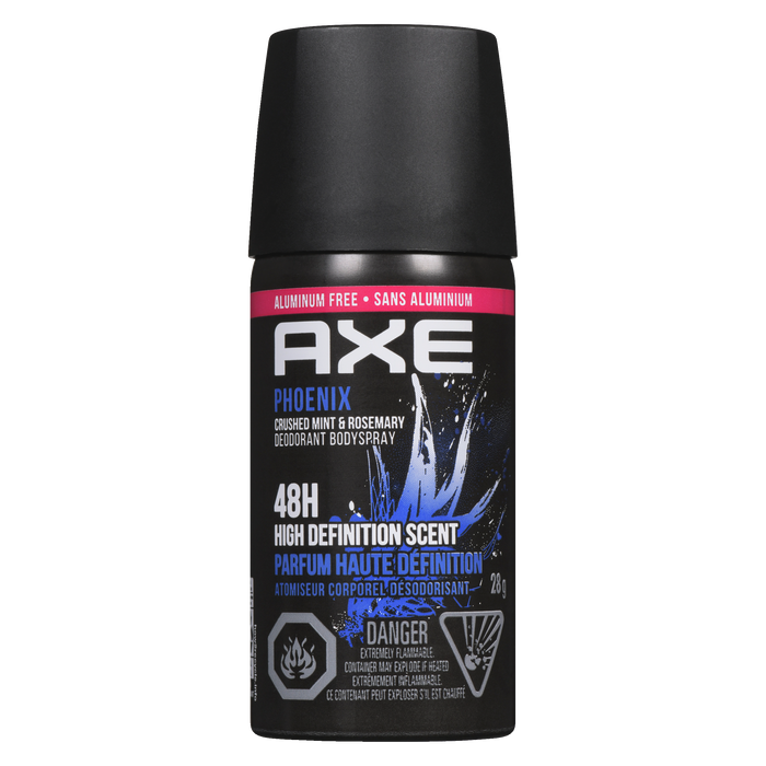 Axe Déodorant Spray Corporel Phoenix Menthe Concassée &amp; Romarin 28 g