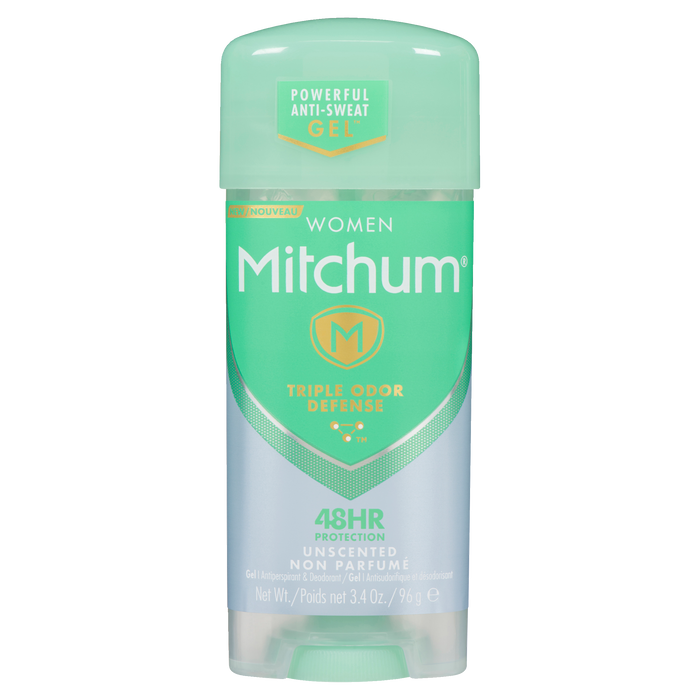 Mitchum Women Gel Antiperspirant & Deodorant Unscented 96 g