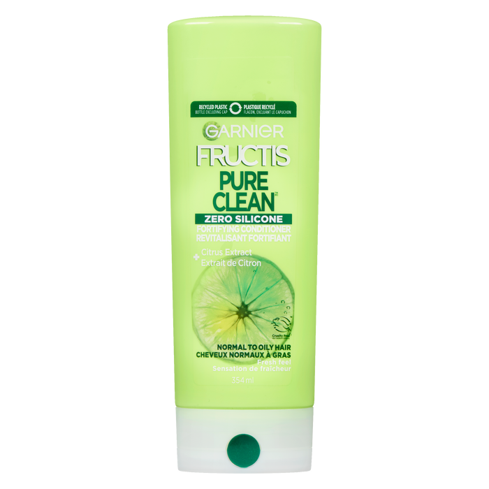 Garnier Fructis Pure Clean Après-shampoing fortifiant + extrait d'agrumes Cheveux normaux à gras 354 ml