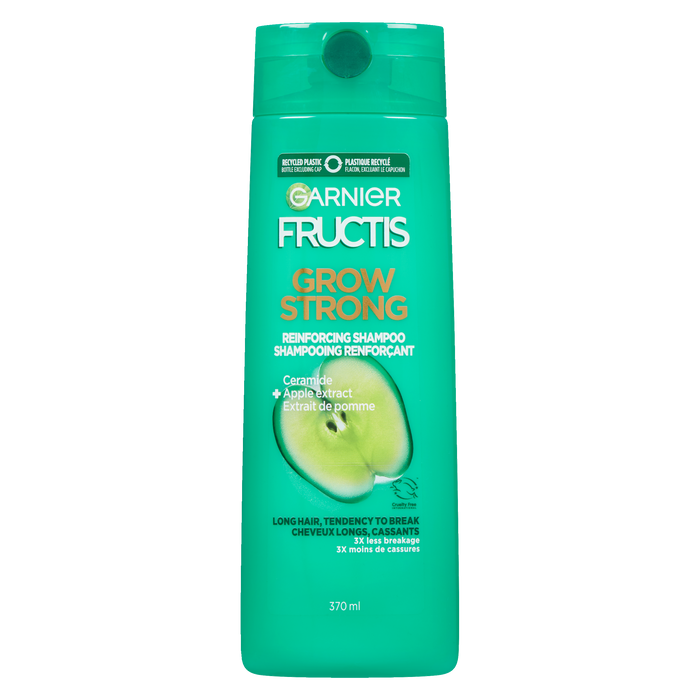 Garnier Fructis Shampooing Fortifiant Grow Strong Céramide + Extrait de Pomme 370 ml