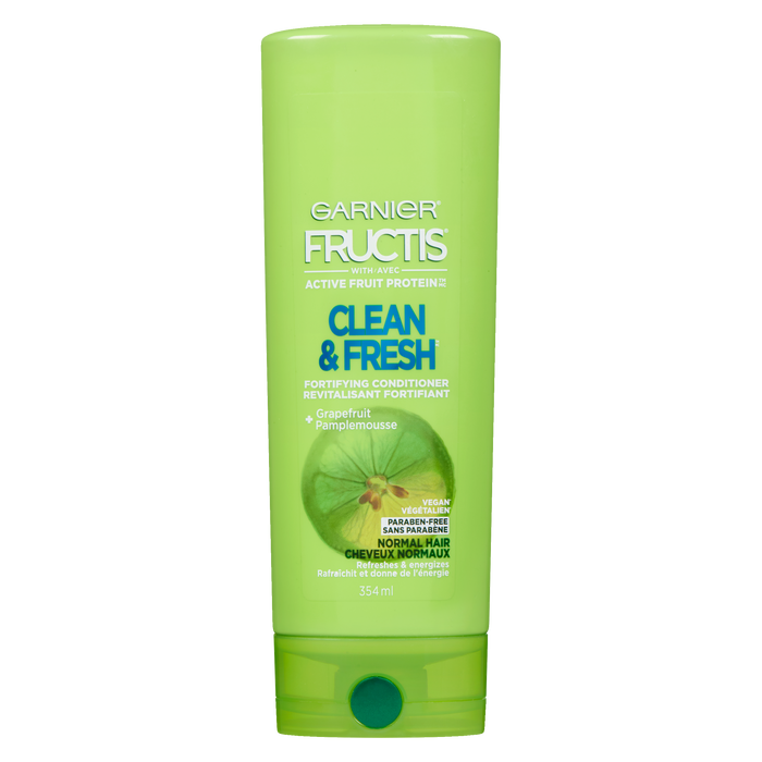 Garnier Fructis Clean &amp; Fresh Après-shampoing fortifiant cheveux normaux 354 ml