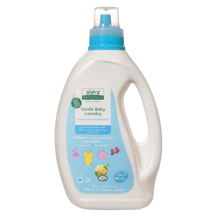 Aleva Naturals Baby Lessive douce pour bébé 40 lavages 1,2 L