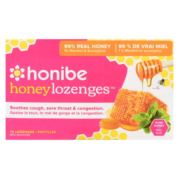 Honibe Honey Lozenges Pure Honey 10 Lozenges