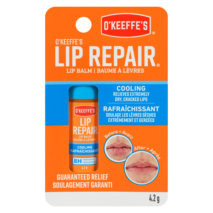 Baume à lèvres rafraîchissant Lip Repair d'O'Keeffe's 4,2 g