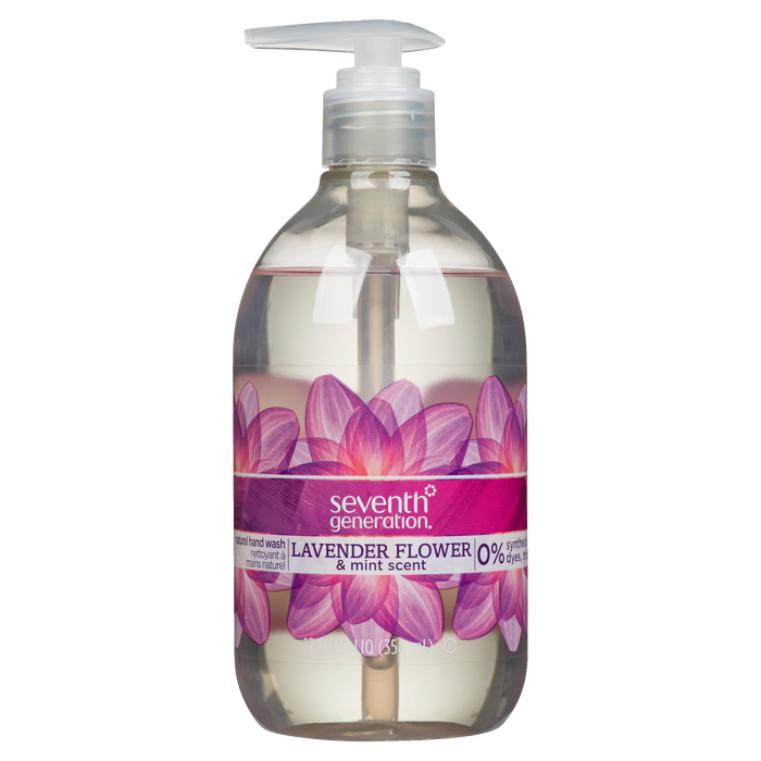 Savon liquide naturel pour les mains Seventh Generation au parfum de fleur de lavande et de menthe 354 ml