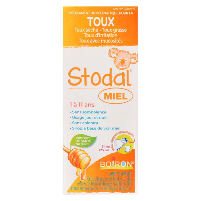 Sirop Miel Boiron Stodal 1 à 11 ans 125 ml