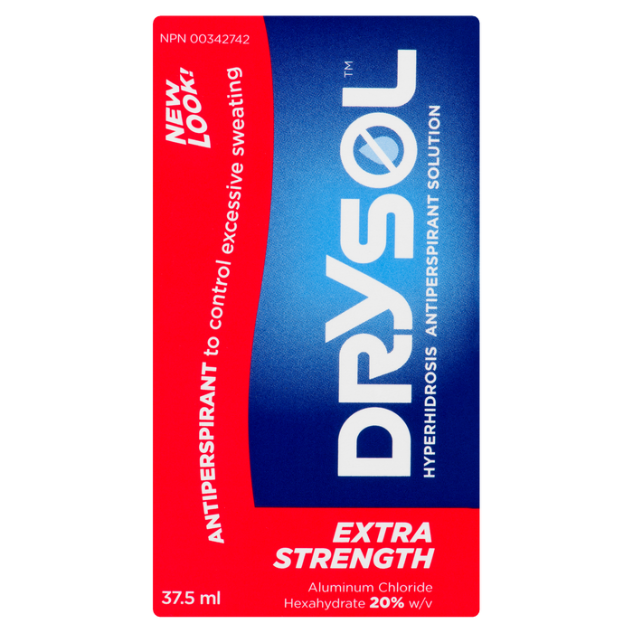 Drysol Solution anti-transpirante extra-forte contre l'hyperhidrose 37,5 ml