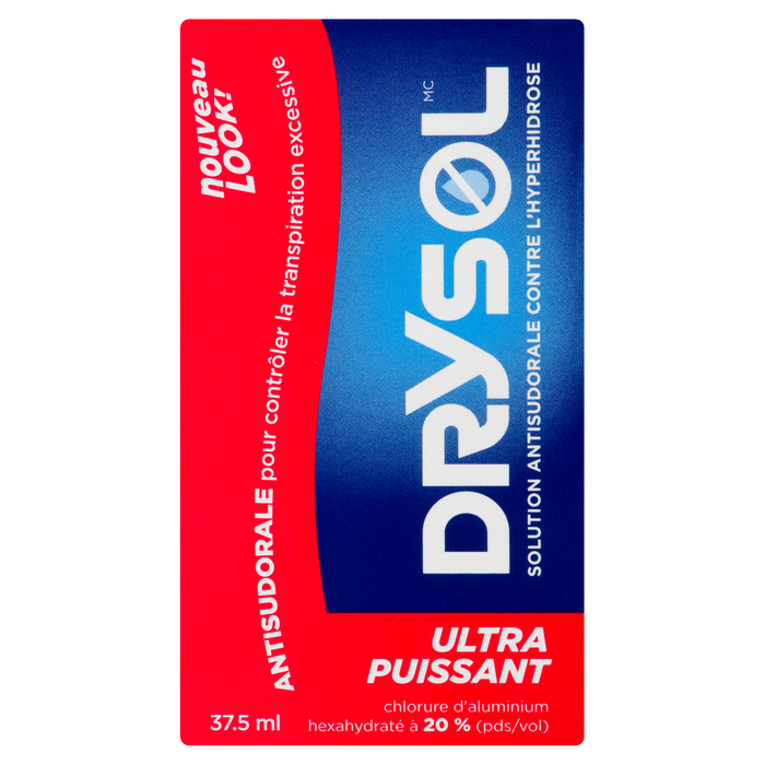 Drysol Extra Strength Hyperhidrosis Antiperspirant Solution 37.5 ml