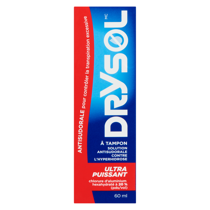 Drysol Hyperhidrosis Antiperspirant Solution Dab-On Extra Strength 60 ml