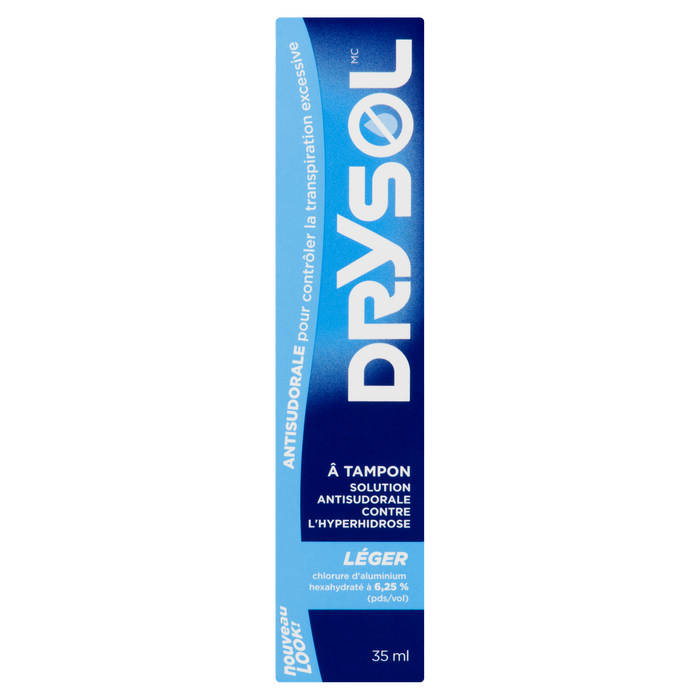 Drysol Mild Dab-On Hyperhidrosis Antiperspirant Solution 35 ml