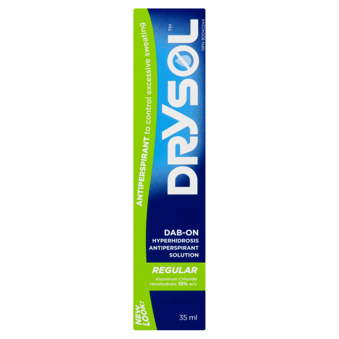 Drysol Regular Dab-On Hyperhidrosis Antiperspirant Solution 35 ml