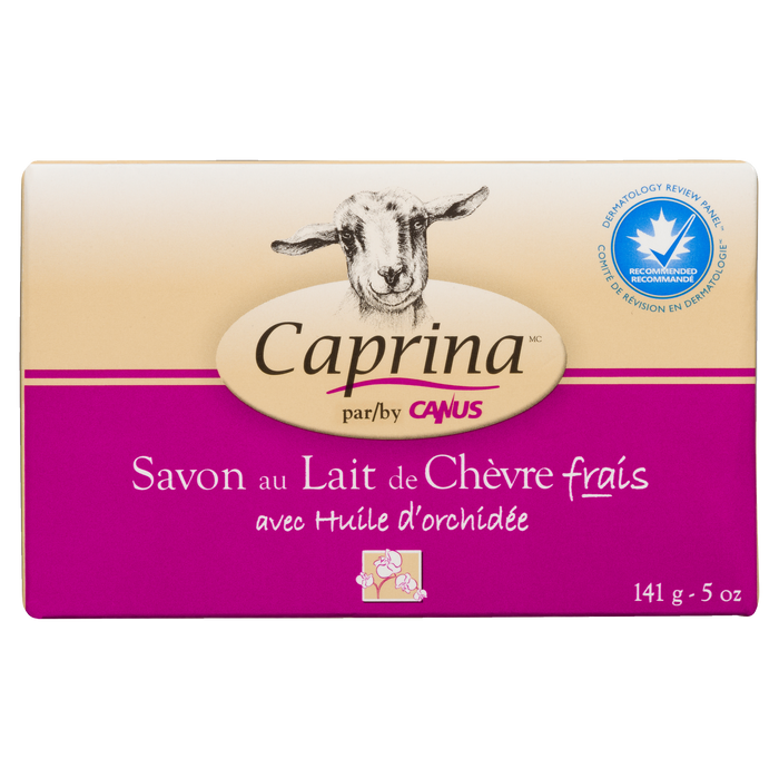 Savon au lait de chèvre frais Caprina à l'huile d'orchidée 141 g