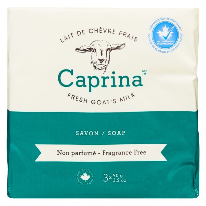 Caprina Soap Fragrance Free 3 x 90 g