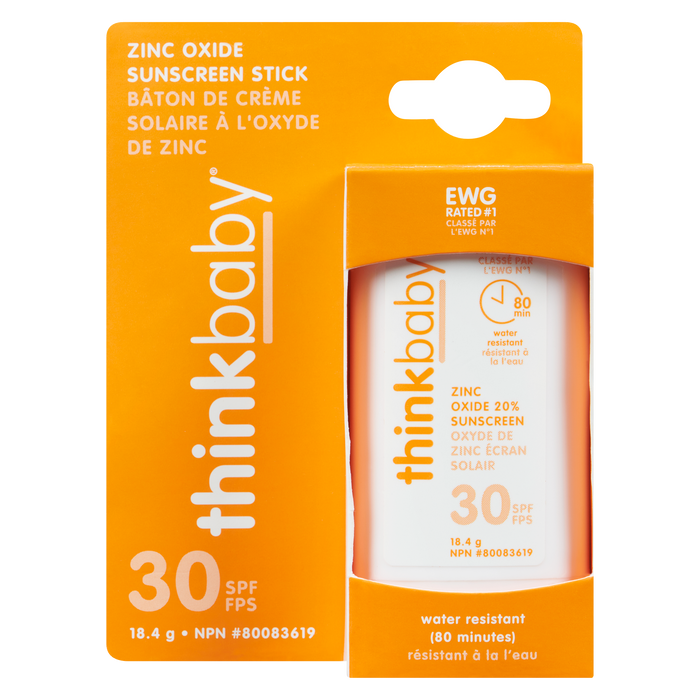 Thinkbaby Zinc Oxide Sunscreen Stick SPF 30 18.4 g