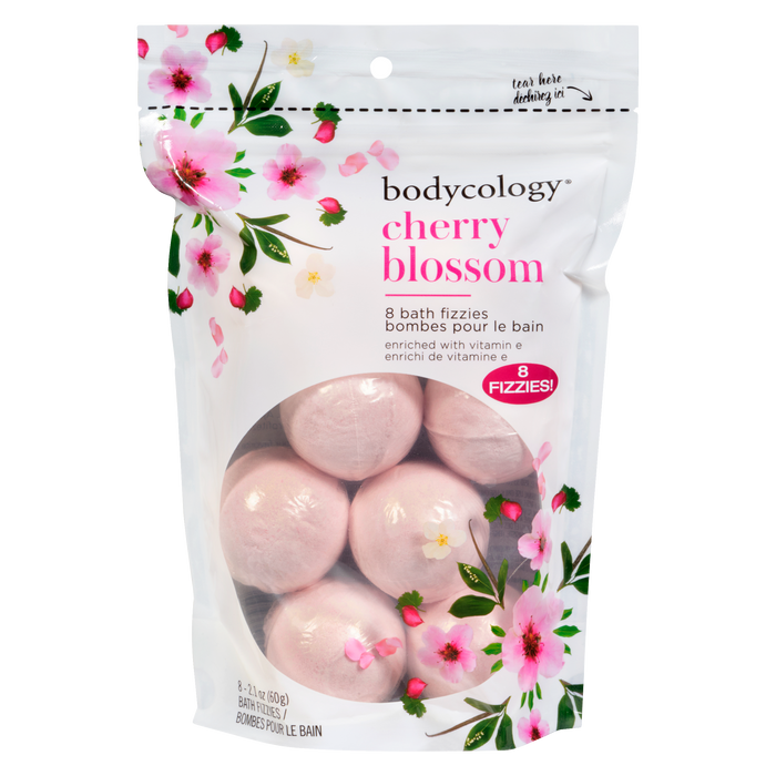 Bodycology Bains effervescents Fleur de cerisier 8 Bains effervescents 60 g