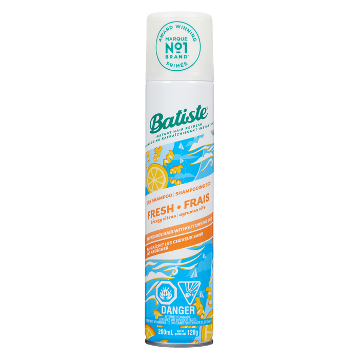 Shampoing sec Batiste Fresh Breezy Citrus 200 ml