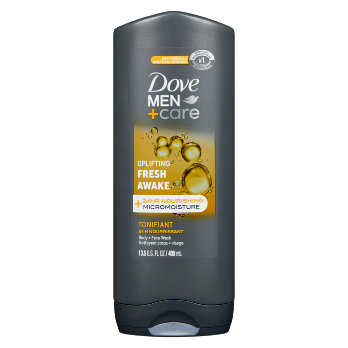 Gel nettoyant corps et visage Dove Men+Care Fresh Awake 400 ml