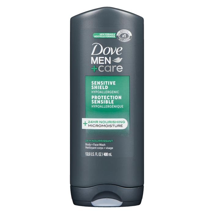 Nettoyant Corps + Visage Dove Men+Care Sensitive Shield 400 ml