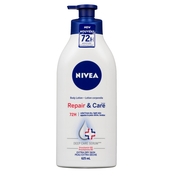 NIVEA Repair &amp; Care Lotion pour le corps Peaux très sèches 625 ml