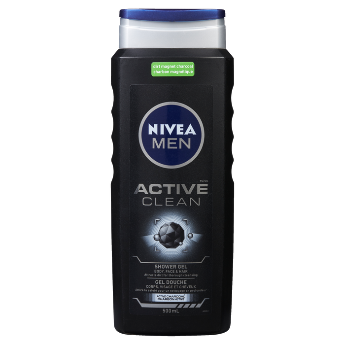 NIVEA Men Active Clean Shower Gel 500 ml