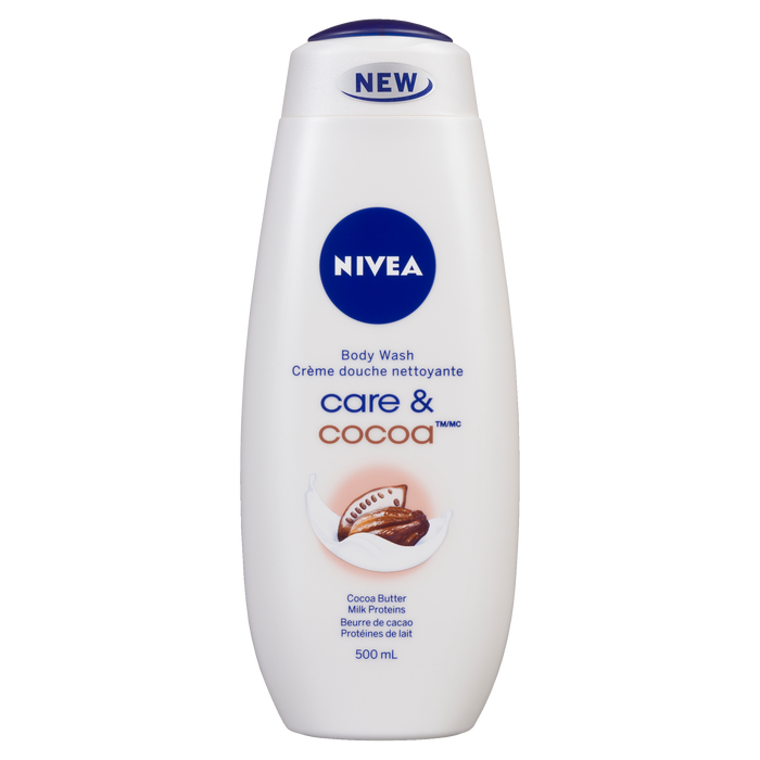 NIVEA Care & Cocoa Body Wash Cocoa Butter Milk Proteins 500 ml