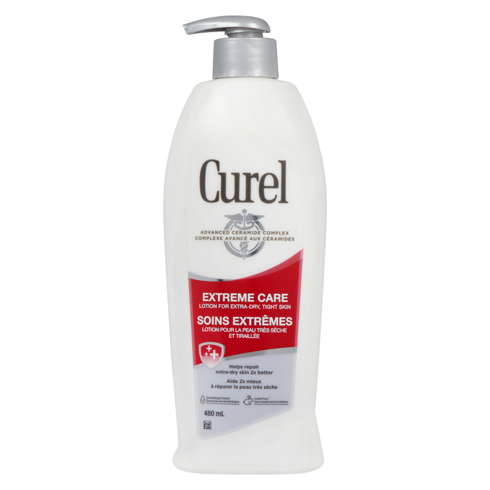 Lotion Curel pour peaux très sèches et tiraillées Extreme Care 480 ml