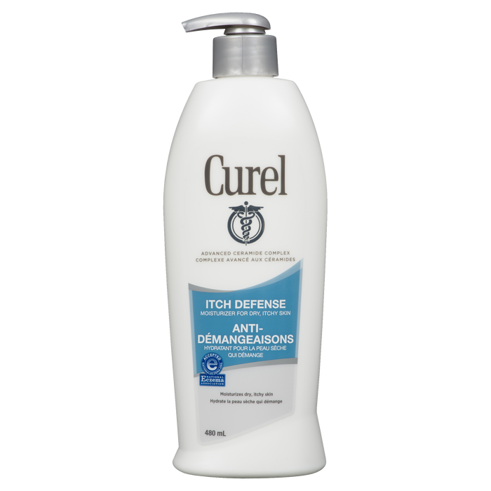 Curel Hydratant pour peau sèche et qui démange Itch Defense 480 ml