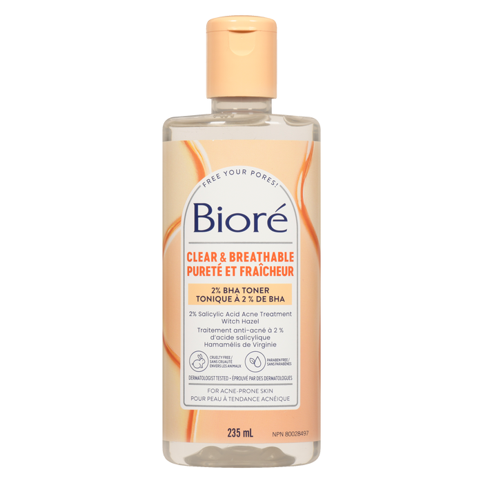 Bioré 2% BHA Toner Clear & Breathable 235 ml