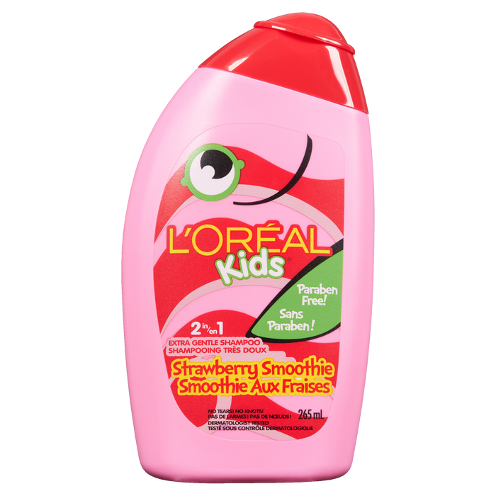 L'Oréal Kids Strawberry Smoothie 2 in 1 Extra Gentle Shampoo 265 ml