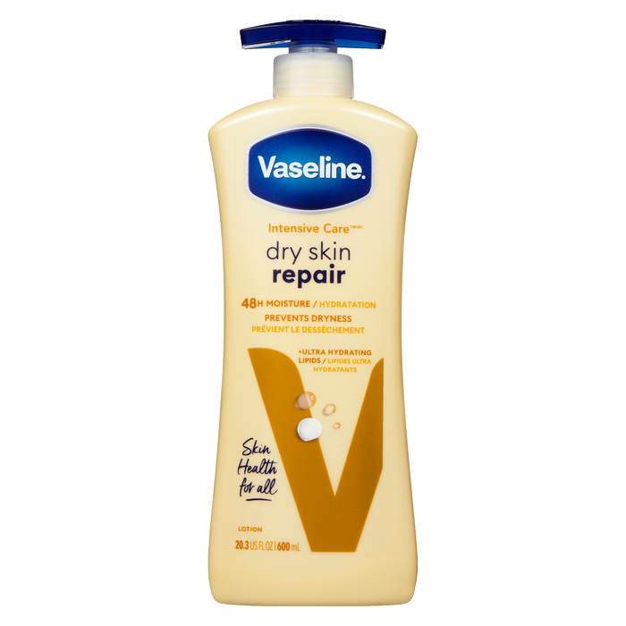 Vaseline Lotion de soin intensif réparatrice pour peau sèche 600 ml