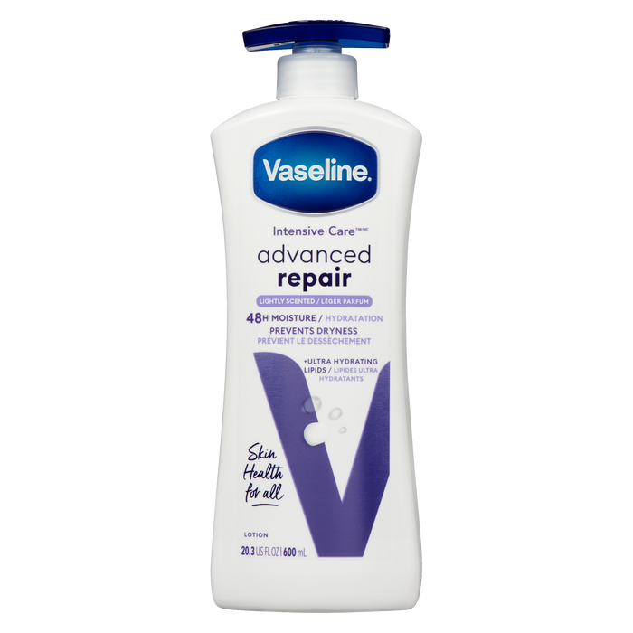 Vaseline Intensive Care Lotion Advanced Repair Lightly Scented 600 ml