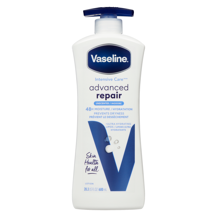 Vaseline Intensive Care Lotion Advanced Repair Unscented 600 ml