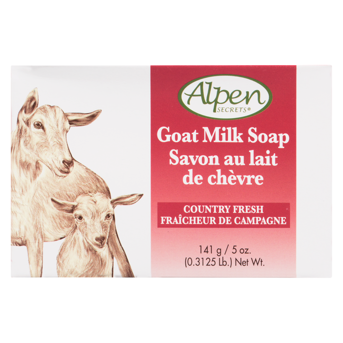 Savon au lait de chèvre Alpen Secrets Country Fresh 141 g