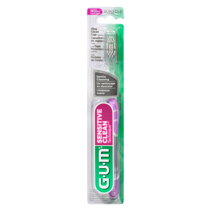 Brosse à dents GUM Technique Sensitive Clean 1 Ultra Soft