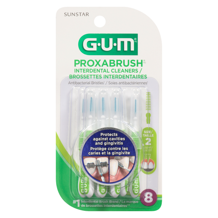 GUM Proxabrush Interdental Cleaners Size 2 Tight