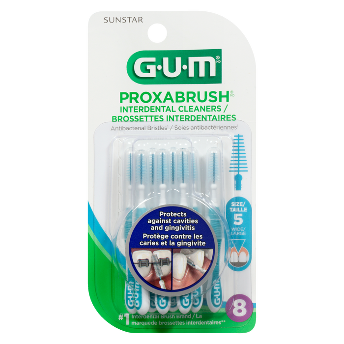 GUM Proxabrush Interdental Cleaners Size 5 Wide