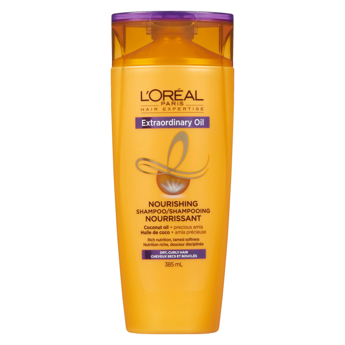 L'Oréal Paris Hair Expertise Extraordinary Oil Shampooing Nourrissant Cheveux Secs et Bouclés 385 ml