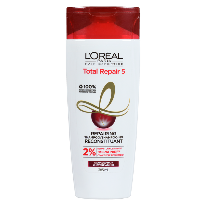 L'Oréal Paris Hair Expertise Total Repair 5 Shampooing Réparateur Cheveux Abîmés 385 ml