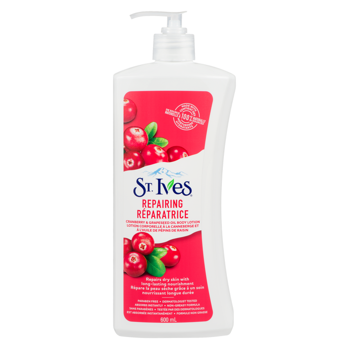 St. Ives Body Lotion Cranberry & Grapeseed Oil 600 ml