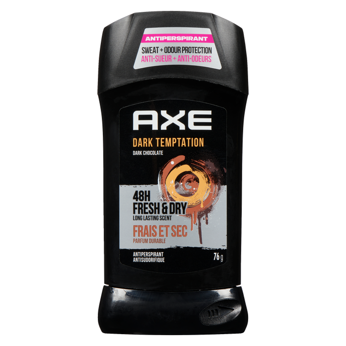 Axe Antisudorifique Dark Temptation Chocolat Noir 76 g