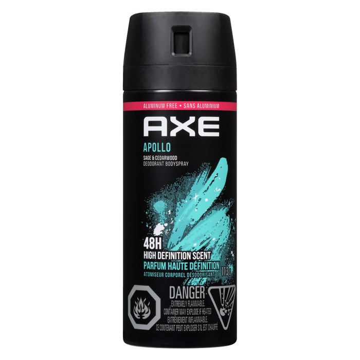 Axe Déodorant Spray Corporel Apollo Sauge &amp; Bois de Cèdre 113 g