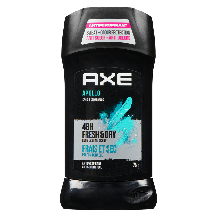 Axe Anti-transpirant Apollo Sauge et bois de cèdre 76 g