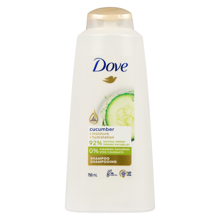 Dove Shampoo Cucumber + Moisture 750 ml